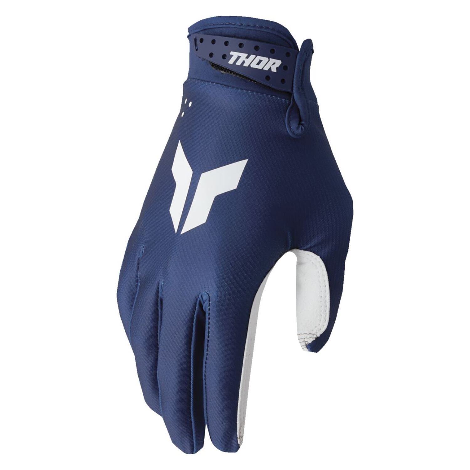 Thor 2026 Youth Launchmode Split Navy MX Gloves